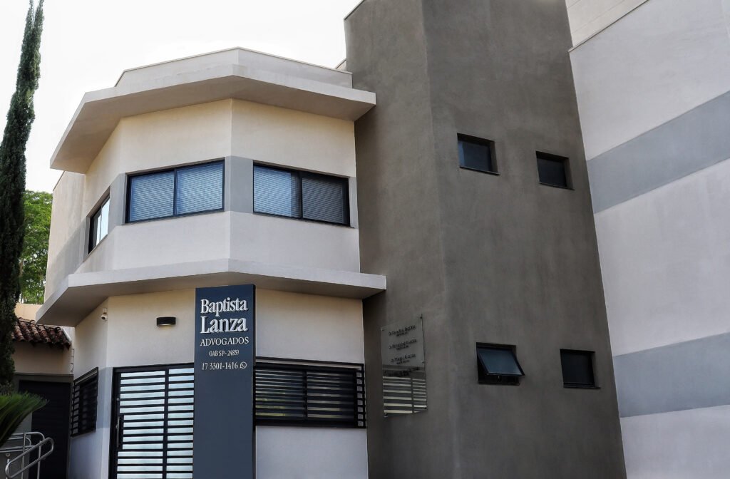 Fachada do escritório Baptista e Lanza Advogados